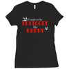 kid's tattooed daddy Ladies Fitted T-Shirt
