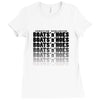 boats n' hoes t shirt womens Ladies Fitted T-Shirt