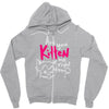 are you kitten me Zipper Hoodie