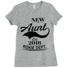 New Aunt 2018 Rokie Dept. Ladies Fitted T-Shirt