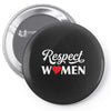 Respect Women Pin-back button