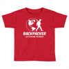 Backpacker Let's Explore The World Toddler T-shirt