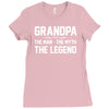 the man the myth the legend Ladies Fitted T-Shirt