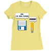 usb i am your father! funny geek computer Ladies Fitted T-Shirt