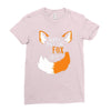 for fox sake Ladies Fitted T-Shirt
