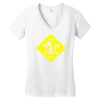 walter white danger Women's V-Neck T-Shirt