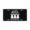 little miss cottontail cute bunny easter License Plate