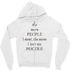 poodle lover Zipper Hoodie