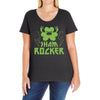 sham rocker shamrock Ladies Curvy T-Shirt