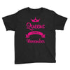 queens are born in november Youth Tee
