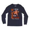 I Wear Peach For Uterine Cancer Awareness Long Sleeve Shirts