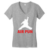 air pun big pun logo Women's V-Neck T-Shirt