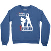 wer nicht h&ouml;ren will muss f&uuml;hlen Crewneck Sweatshirt