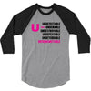 U=U Undetectable = Untransmittable 3/4 Sleeve Shirt