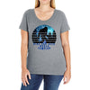 Big Foot Ladies Curvy T-Shirt