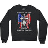 stand for the flag kneel for the cross Crewneck Sweatshirt
