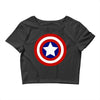 captain america Crop Top