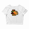 this girl likes tacos Crop Top