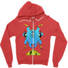demon squid god Zipper Hoodie