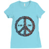 peace in our time vectorized Ladies Fitted T-Shirt