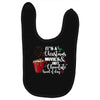 it's a christmas movies and hot chocolate kind of day Baby Bibs