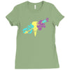 smoke and father Ladies Fitted T-Shirt