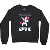 Born Unicorns-Born April Crewneck Sweatshirt