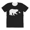 Bear Fishing All Over Women's T-shirt