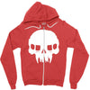resistance inspired skull Zipper Hoodie