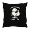 professional cage fighter Throw Pillow