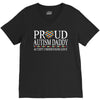 proud autism daddy V-Neck Tee