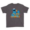 Me Just Here Fore The Cookies Youth Tee