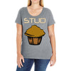 stud Ladies Curvy T-Shirt