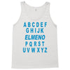 alphabet abc elemno Tank Top