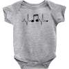 Heart Rhythm Music Baby Bodysuit