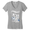 the best catch of his life! Women's V-Neck T-Shirt