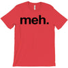 meh geek nerd t shirt funny humor retro T-Shirt