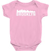 brooklyn city skyline silhouette Baby Bodysuit