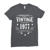 original parts vintage established 1977 perfectly aged Ladies Fitted T-Shirt