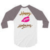 happy halloween new 3/4 Sleeve Shirt