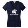 molon labe spartan rifle Women's V-Neck T-Shirt