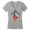 the frenchie world Women's V-Neck T-Shirt