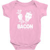 love bacont fun ny Baby Onesie