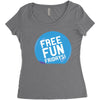 free fun fridays Women's Triblend Scoop T-shirt