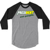 president eat people 3/4 Sleeve Shirt