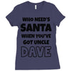 secret santa Ladies Fitted T-Shirt