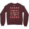 emo gothic ugly christmas sweater. Crewneck Sweatshirt