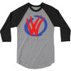 mod vw volkswagen dub logo 3/4 Sleeve Shirt