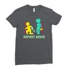 report abuse Ladies Fitted T-Shirt