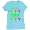 mystery tee shirt random funny cheap t shirt pop culture hipster graph Ladies Fitted T-Shirt